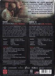 Saw I & II (Limited Steel Edition)