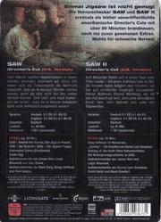 Saw I & II Extras (Limited Steel Edition)